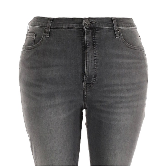 Banana Republic Factory Gray Demi Cropped Bootcut Jeans Size 18 NWT - Picture 4 of 11